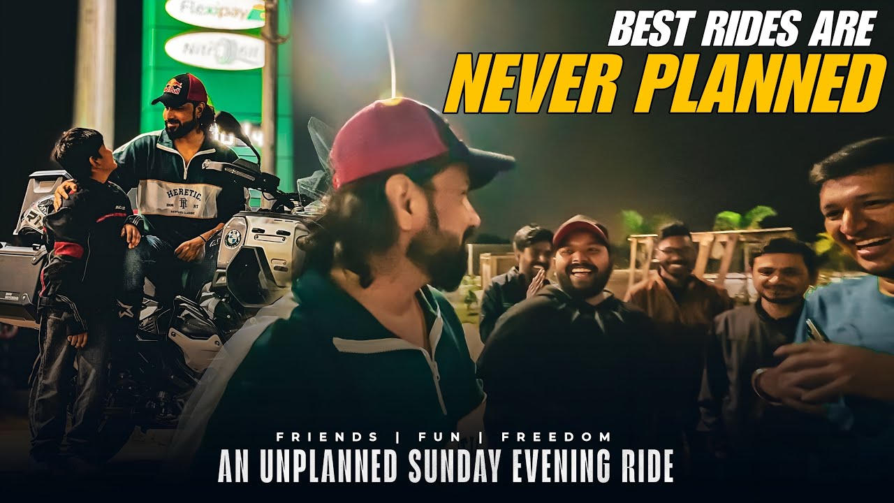 UNPLANNED RIDES ARE BEST | SUNDAY EVENING WINTER RIDE