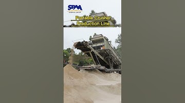 Portable Crusher Production Line #sbm #sbmcrusher #crusher #crushingplant #aggregate #mineral