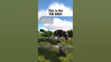 Answer to yesterdays post “Guess the egg”🥚 The ARK Tek Giga 🦖 #arksurvivalevolved #ark  #shorts