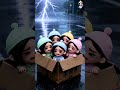 Sad to Happy? The Tiny Squad's Rainy Day Adventure ⛈️✨ #KidsVideo #FunnyShorts #CuteCharacters