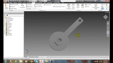Inventor 04-21 Rotating the View of a Model Using the Orbit