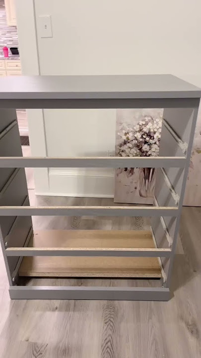 Easy to assemble IKEA malm dresser.