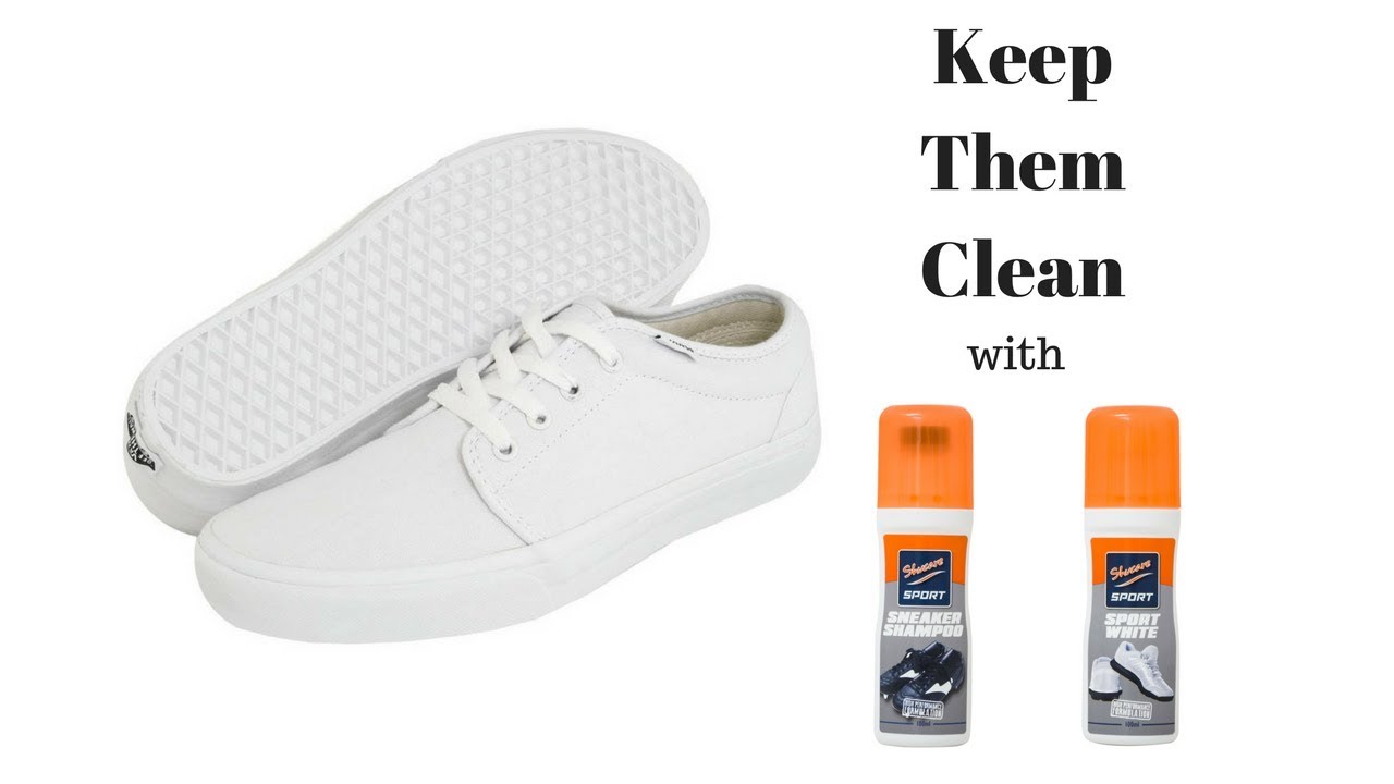 Shucare - How to clean your white shoes (SUPER EASY!) - YouTube
