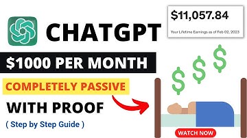 How to Make Passive Income with ChatGPT ( I made $11,000 using this strategy )
