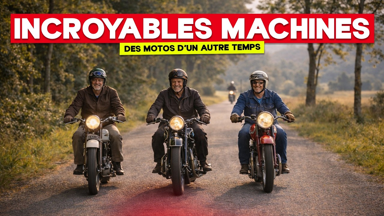 Terrot, Monet Goyon, Triumph, BMW, BSA... Ces passionnés redonnent vie à des motos anciennes !