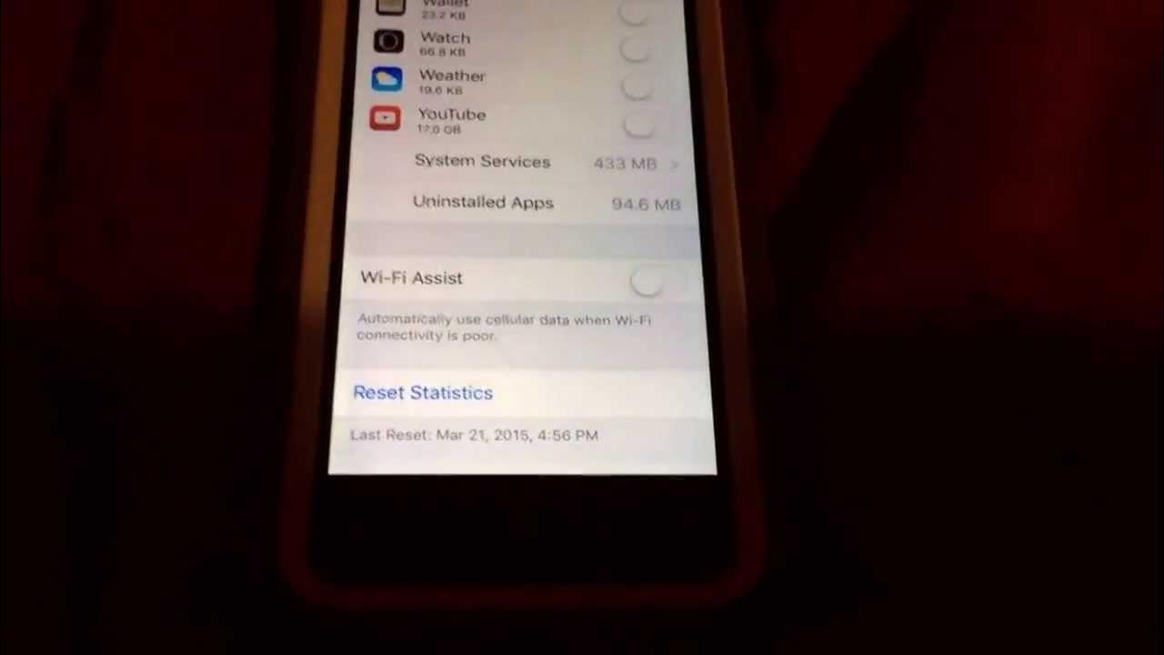 iOS 9 update secretly using you cellular data while on wifi YouTube