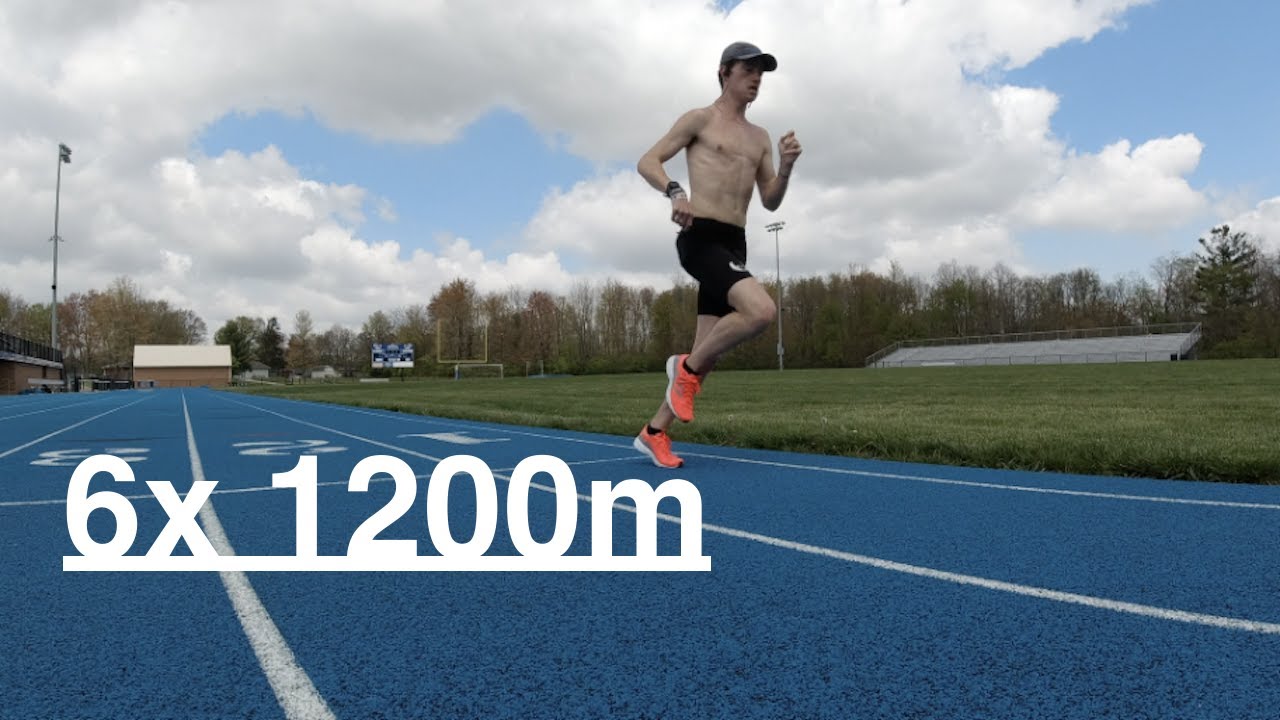 6x 1200m Track Workout! / Long Distance Workout! YouTube