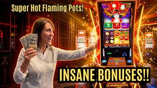 Super Hot Flaming Pots - INSANE BONUSES!! | Triple Threat Challenge