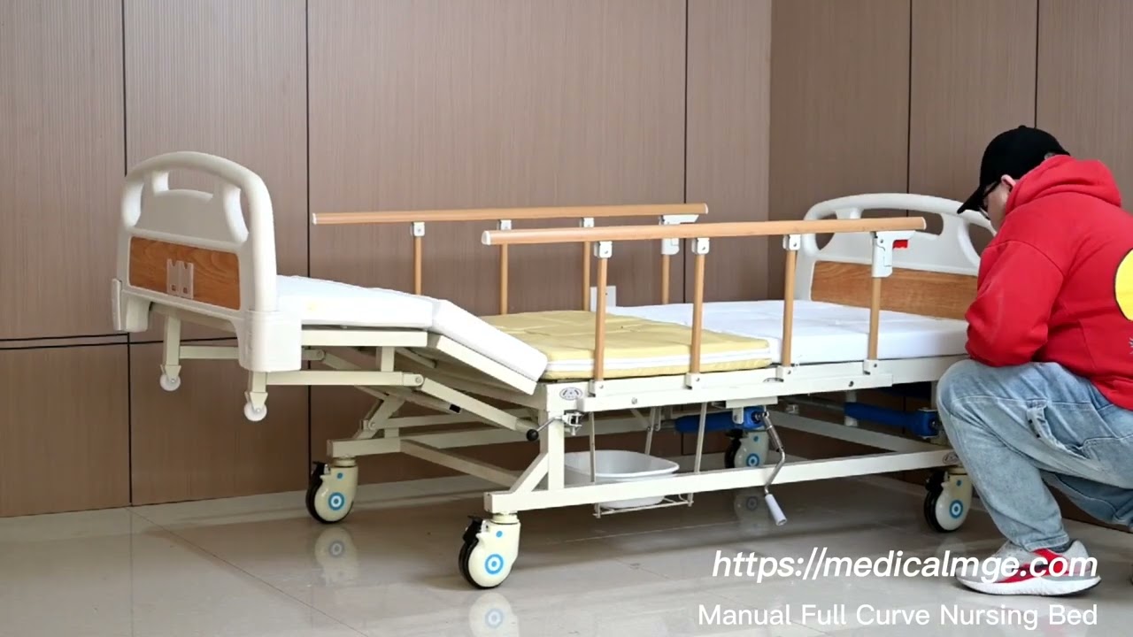 Manual Full Curve Nursing Bed 2 from MedicalMGE com