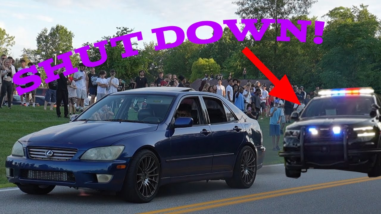 Cops SHUT DOWN 7/11 car meet