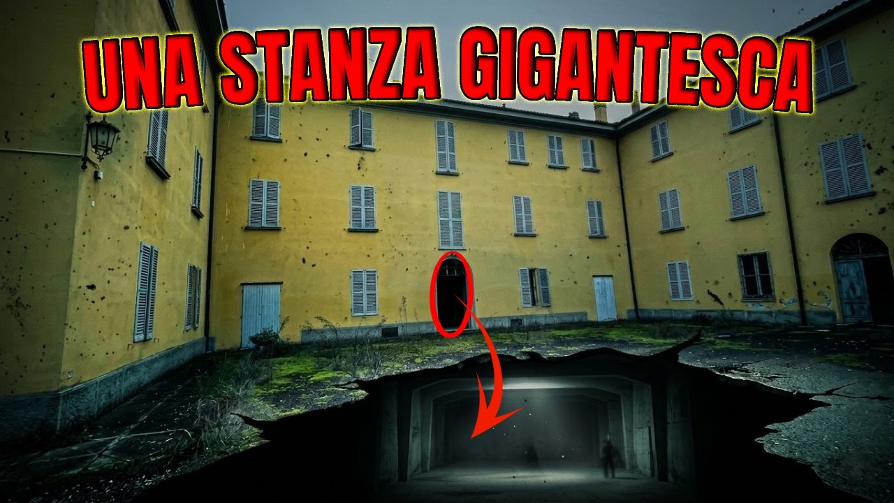 NEI SOTTERRANEI DI QUESTO ORFANOTROFIO ABBANDONATO TROVIAMO UNA STANZA ENORME