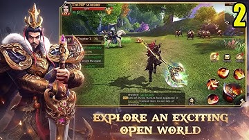 Best MMORPG Mobile Dynasty Blade 2: ROTK Infinity Android ios Gameplay Part 2