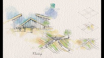 Draw like an Architect - Essential Tips - basic shapes - moving point - part 2- 2019