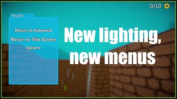 Indie Game Devlog | Maze Ps4 #3 | Baked Lighting, Pause Menu Completed