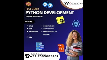 FULL STACK PYTHON DEVELOPMENT 100% PLACEMENT GUARANTEE