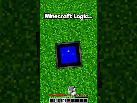 minecraft logic | #shorts | #logic | #minecraft | #funny