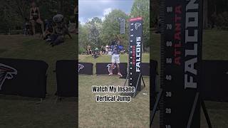 Vertical Jump Test At Atlanta Falcons 405 Day 2026!!! -#shorts