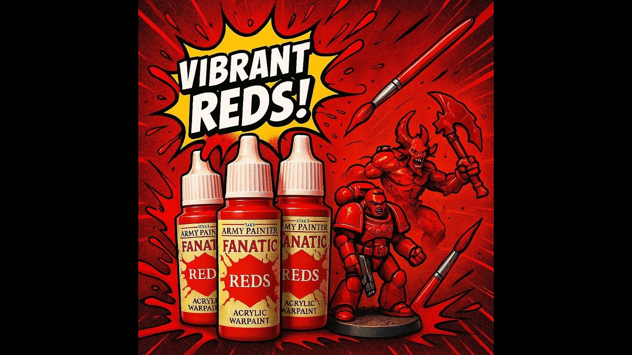 Best Fanatic Reds Why Fanatic Reds Is the BEST Miniature Paint - YouTube