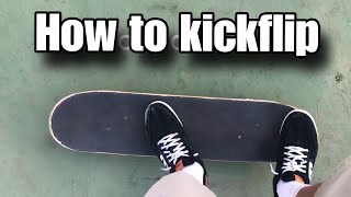 How to kickflip