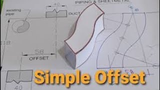 gi sheet mai ducting offset kaise banaen //ac ducting fabrication //ac ducting work //