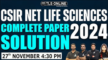 𝟐𝟎𝟐𝟒 𝐏𝐫𝐞𝐯𝐢𝐨𝐮𝐬 𝐘𝐞𝐚𝐫 𝐐𝐮𝐞𝐬𝐭𝐢𝐨𝐧 𝐏𝐚𝐩𝐞𝐫 𝐂𝐨𝐦𝐩𝐥𝐞𝐭𝐞 𝐒𝐨𝐥𝐮𝐭𝐢𝐨𝐧 𝐈 𝐂𝐒𝐈𝐑-𝐍𝐄𝐓 𝐋𝐈𝐅𝐄 𝐒𝐂𝐈𝐄𝐍𝐂𝐄 𝐃𝐞𝐜 𝟐𝟎𝟐𝟓