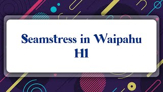 Top 10 Seamstress in Waipahu, HI