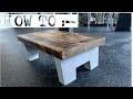 pallet wood project stool/step