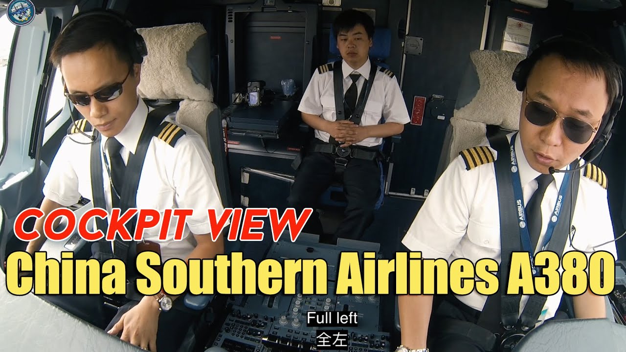 China Southern Airlines A380 Landing Guangzhou| China pilots eye