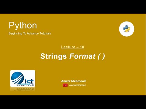 Python String Format | Python from scratch urdu | daily python | BS python IST | python pakistan