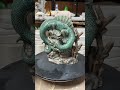 Dragon Castle Ceramic Sculpture