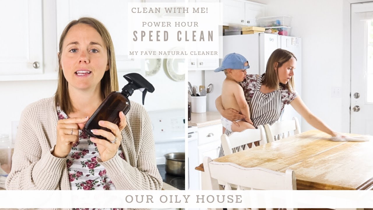 Speed Clean with Me | My Favorite Natural Cleaning Product