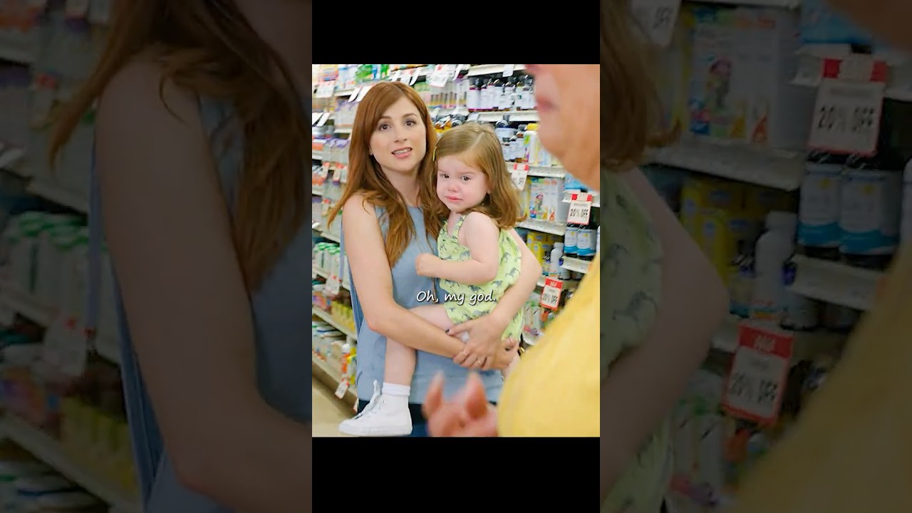 She was just being kind and helping to look after the child#shorts