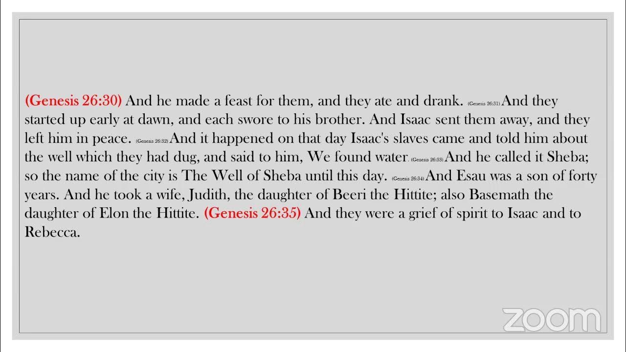 Study Of Genesis Chapter 26 31 01 2023 KPMOYaHWeH Worldwide s Personal study-of-genesis-chapter-26-31-01-2023-kpmoyahweh-worldwide-s-personal