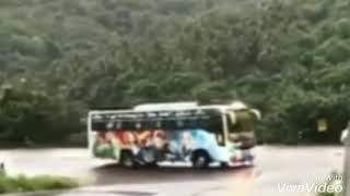 Dhoom air horn in tourist bus || Hill road