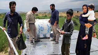 Ali's resilient family's efforts to ensure access to water using a rooftop tanker