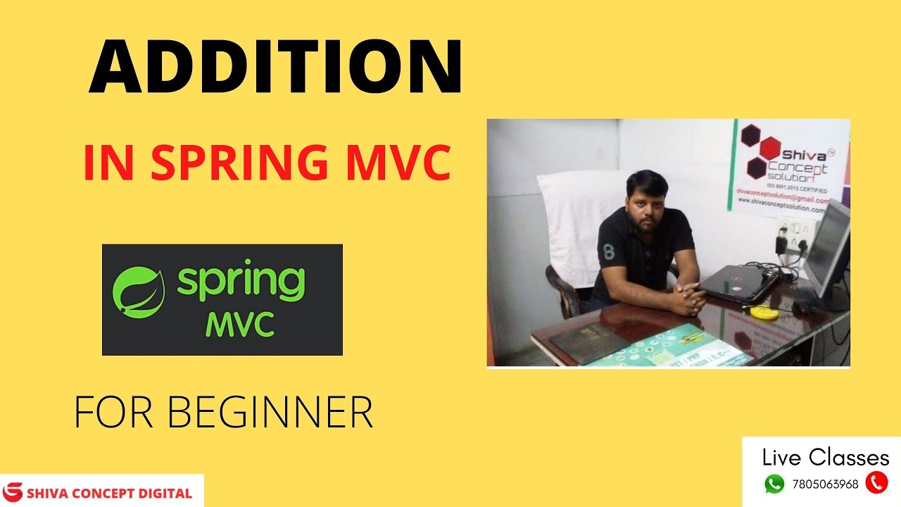 Addition program in spring MVC by shiva sir - YouTube