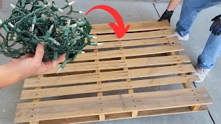 The GENIUS new pallet idea everyone's copying this Christmas!