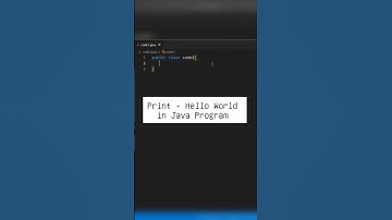 Hello World in Java Program | Print Hello World #helloworld #java #shorts