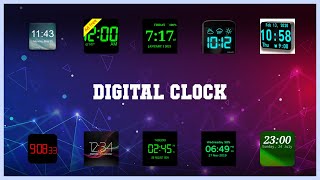 Super 10 Digital Clock Android Apps screenshot 1