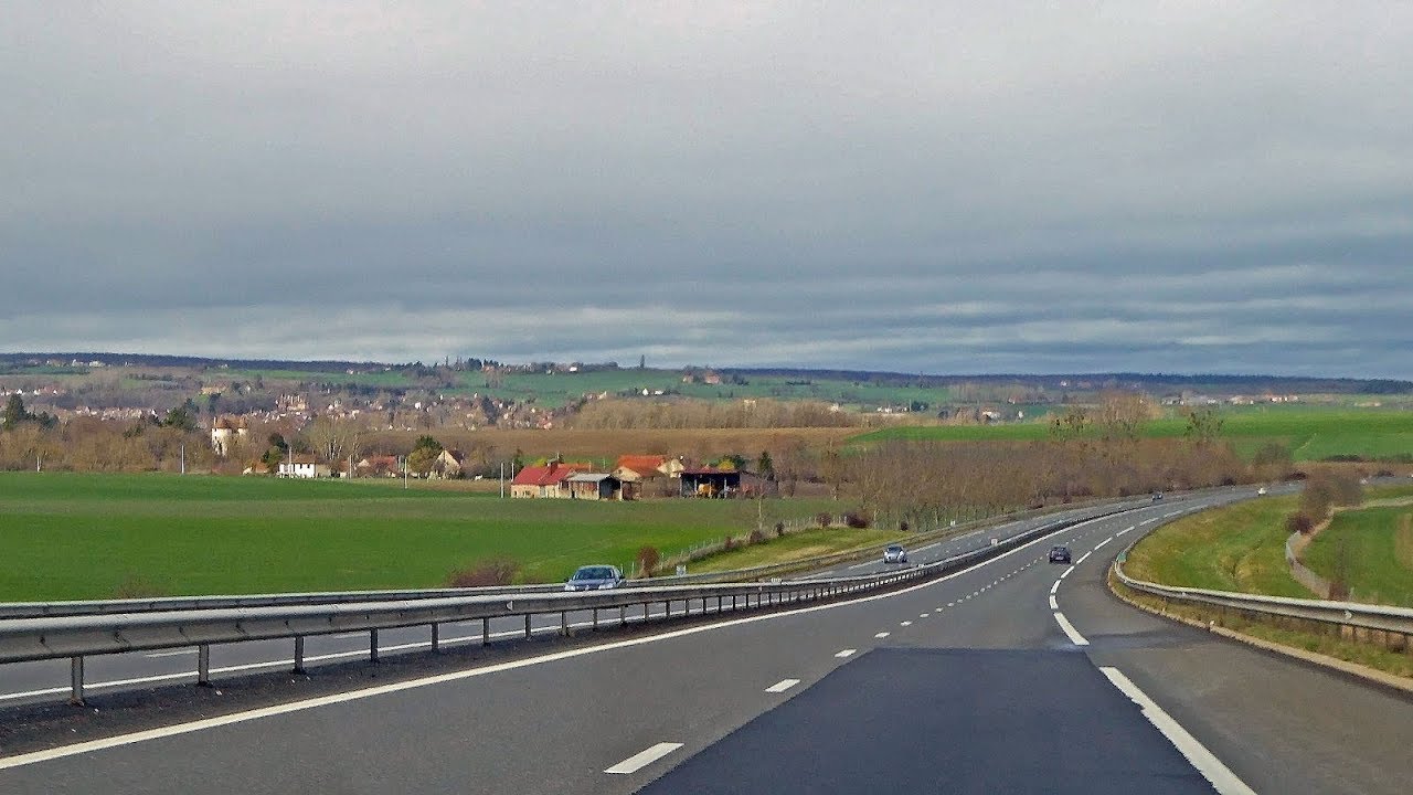 From the Auvergne into the Berry province