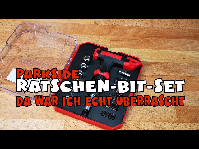 Überraschung YouTube - Parkside - - Lidl Bit Ratschen Set