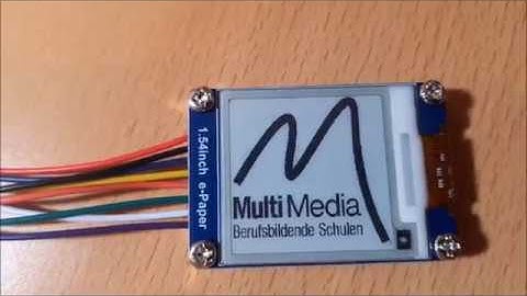 ESP8266 mit Waveshare E-Ink Display