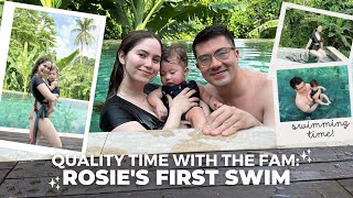 ROSIE&#39;S FIRST SWIM! + QUALITY TIME WITH THE FAM | Jessy Mendiola