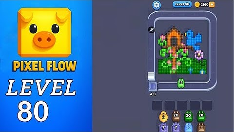 Pixel Flow Level 80 Walkthrough