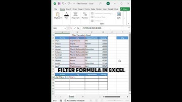 Advance Filter Formula in Excel #excel #exceltips #exceltutorial #msexcel ##excelformula