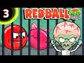 КРАСНЫЙ ШАР НАПАЛ НА ЗОМБИ ПРОТИВ РАСТЕНИЙ Несносный Шарик Plants vs zombies Red Ball 4 Мультик