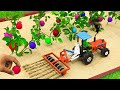 Top most creative diy mini tractor 8 discs harrow blade agriculture machinery science project