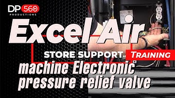 Excel Air machine Electronic pressure relief valve