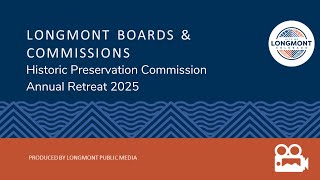 Historic Preservation Commission - Annual Retreat 2025