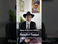 Parashat Tetsavé 5784 (2024)- Message du Rav avant Shabbat 🇮🇱
